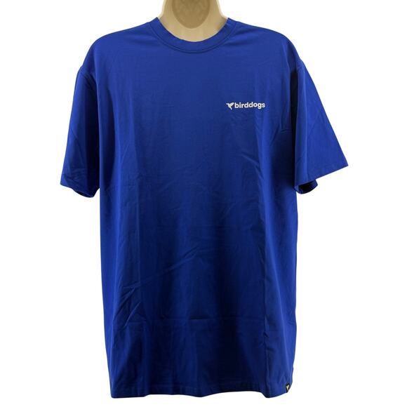 Birddogs Blue Flower Bird Blue Tee Mens Size Xlarge - Picture 3 of 3